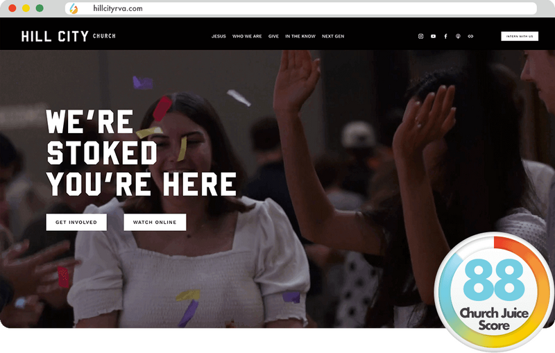 Hill City Church is one of Church Juice's 2023 Best Church Websites